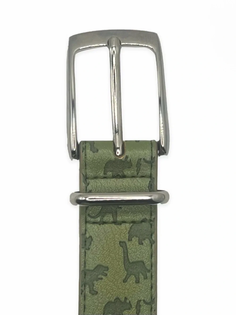 NWT - Green Dinosaur Print Belt